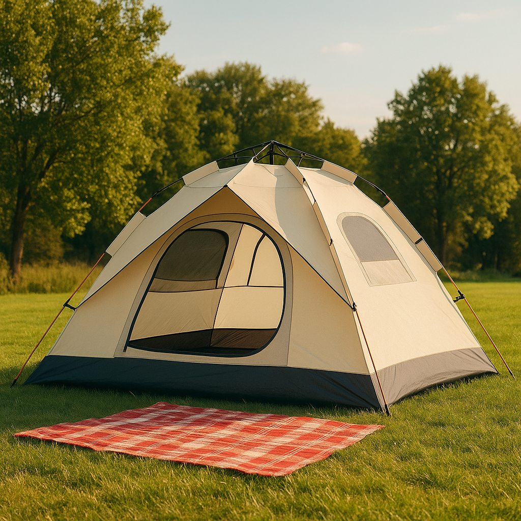 Portable Waterproof Camping Tent for 4 People - Automatic Pop-Up - Esilora