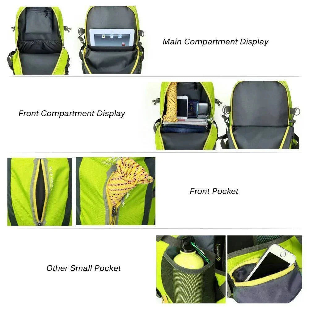 Outdoorový cestovní batoh 40L – voděodolný design – Esilora