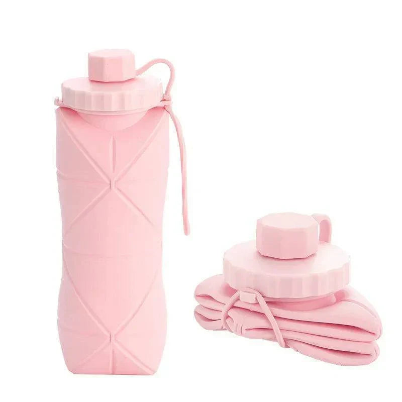 Borraccia in silicone da 600ml - borraccia da viaggio pieghevole - Esilora