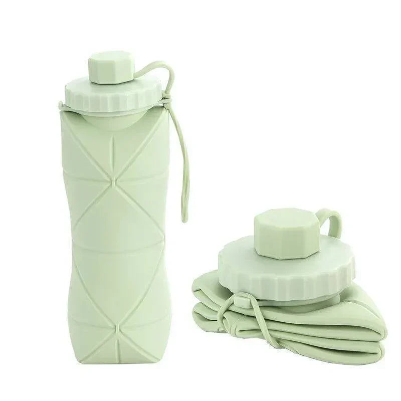 Borraccia in silicone da 600ml - borraccia da viaggio pieghevole - Esilora