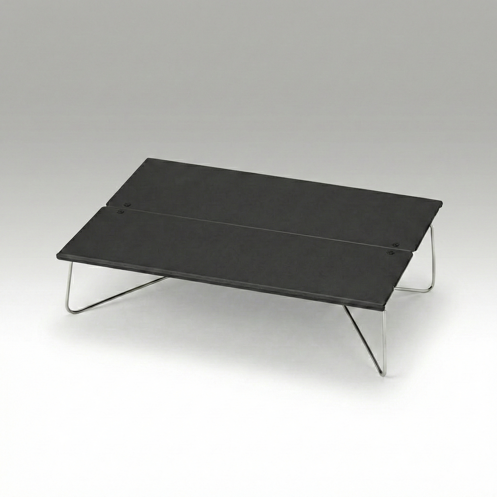 Portable Folding Camping Table in A4 Size – Aluminum Construction - Esilora
