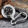 Quartz Pocket Watch with Clip-On Carabiner Attachment - Esilora