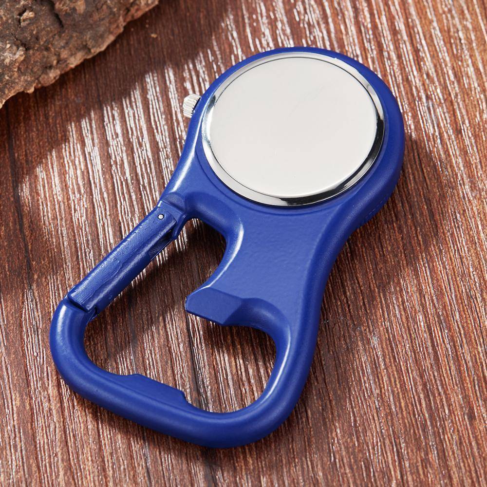 Quartz Pocket Watch with Clip-On Carabiner Attachment - Esilora