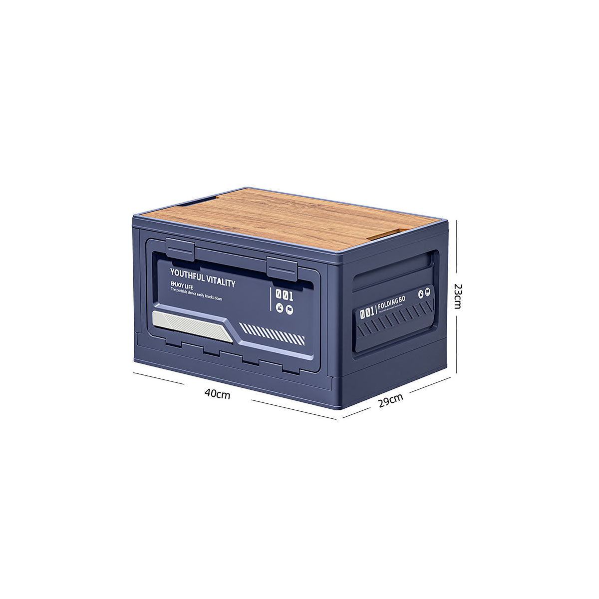 Portable Storage Container for Camping with Foldable Table - Esilora