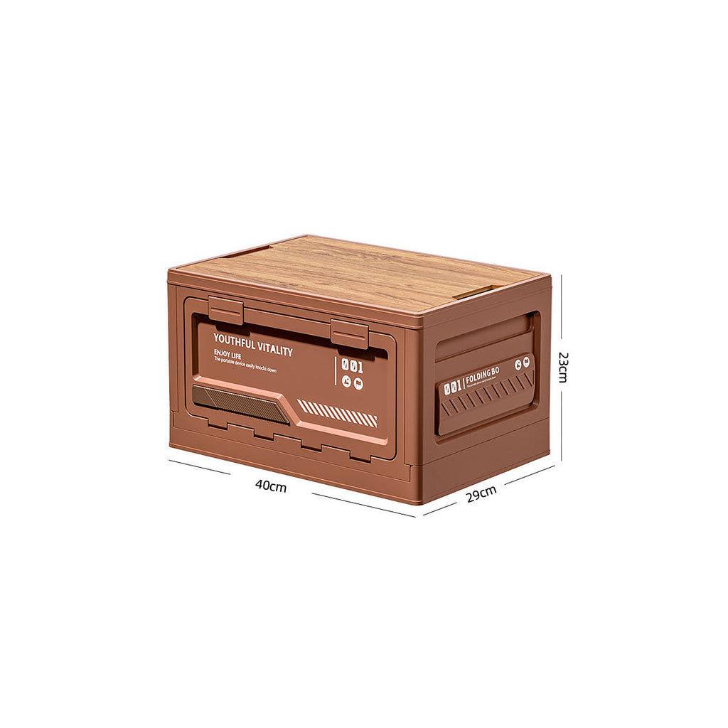 Portable Storage Container for Camping with Foldable Table - Esilora