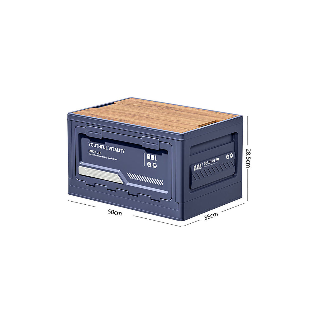 Portable Storage Container for Camping with Foldable Table - Esilora