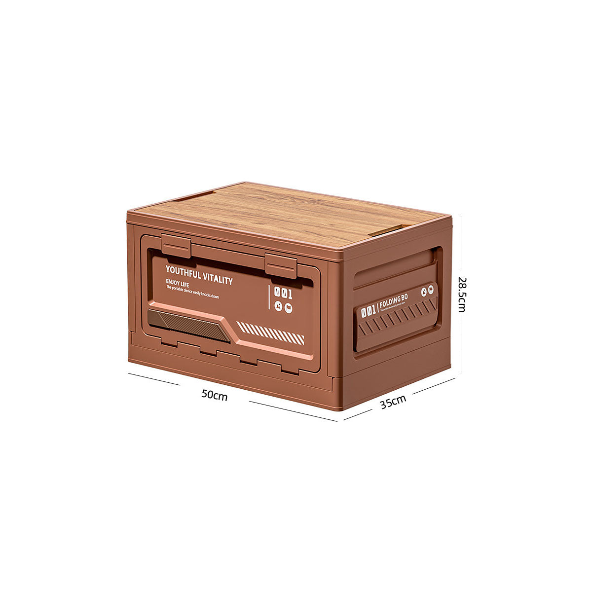 Portable Storage Container for Camping with Foldable Table - Esilora