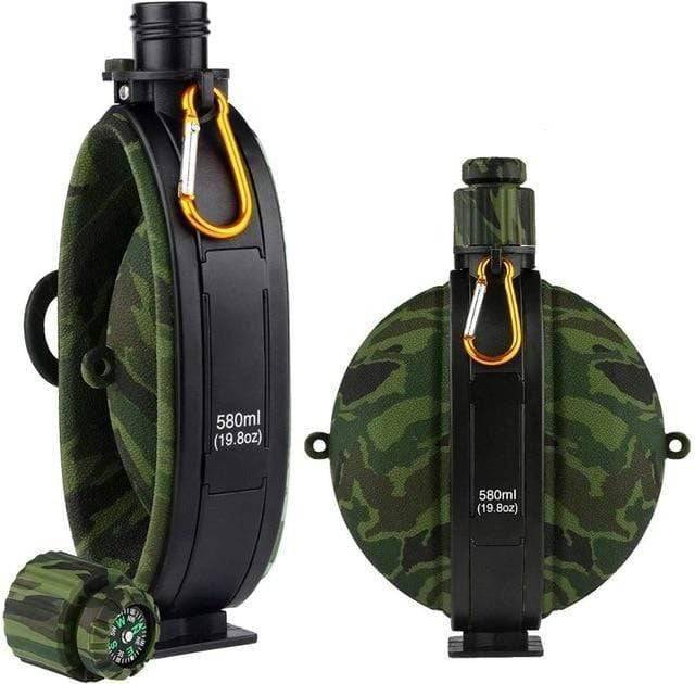 Borraccia portatile in silicone – pieghevole per viaggi e sport - Esilora