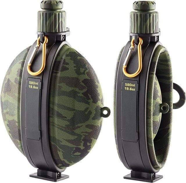 Borraccia portatile in silicone – pieghevole per viaggi e sport - Esilora
