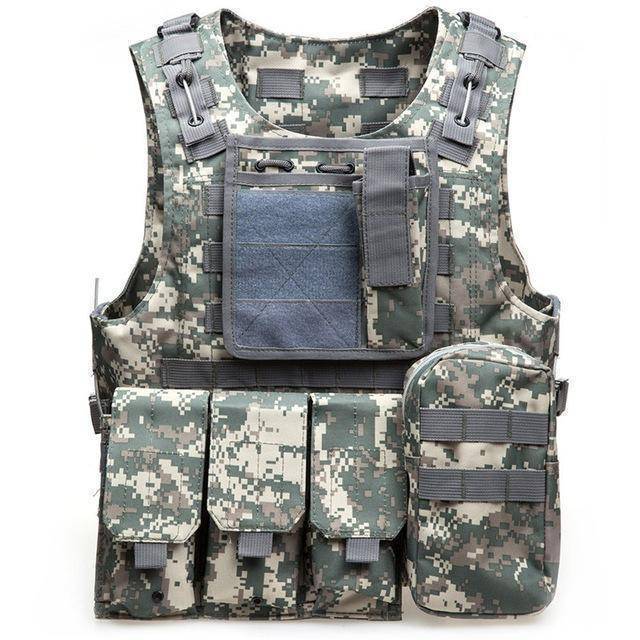 Taktisk vest med modulær pladeholder – slidstærkt design – Esilora