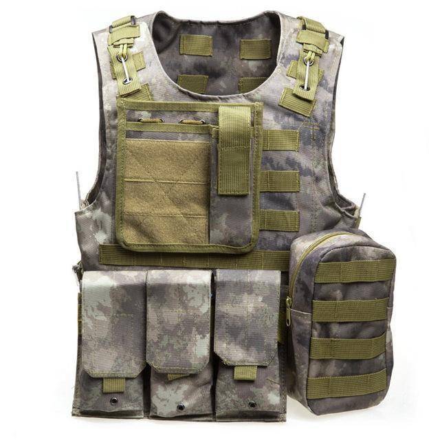 Taktisk vest med modulær pladeholder – slidstærkt design – Esilora