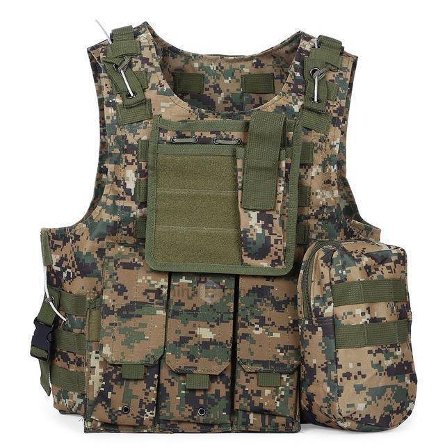Taktisk vest med modulær pladeholder – slidstærkt design – Esilora