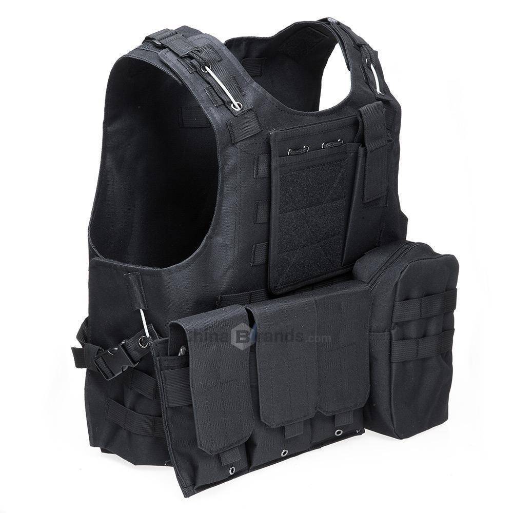 Taktisk vest med modulær pladeholder – slidstærkt design – Esilora