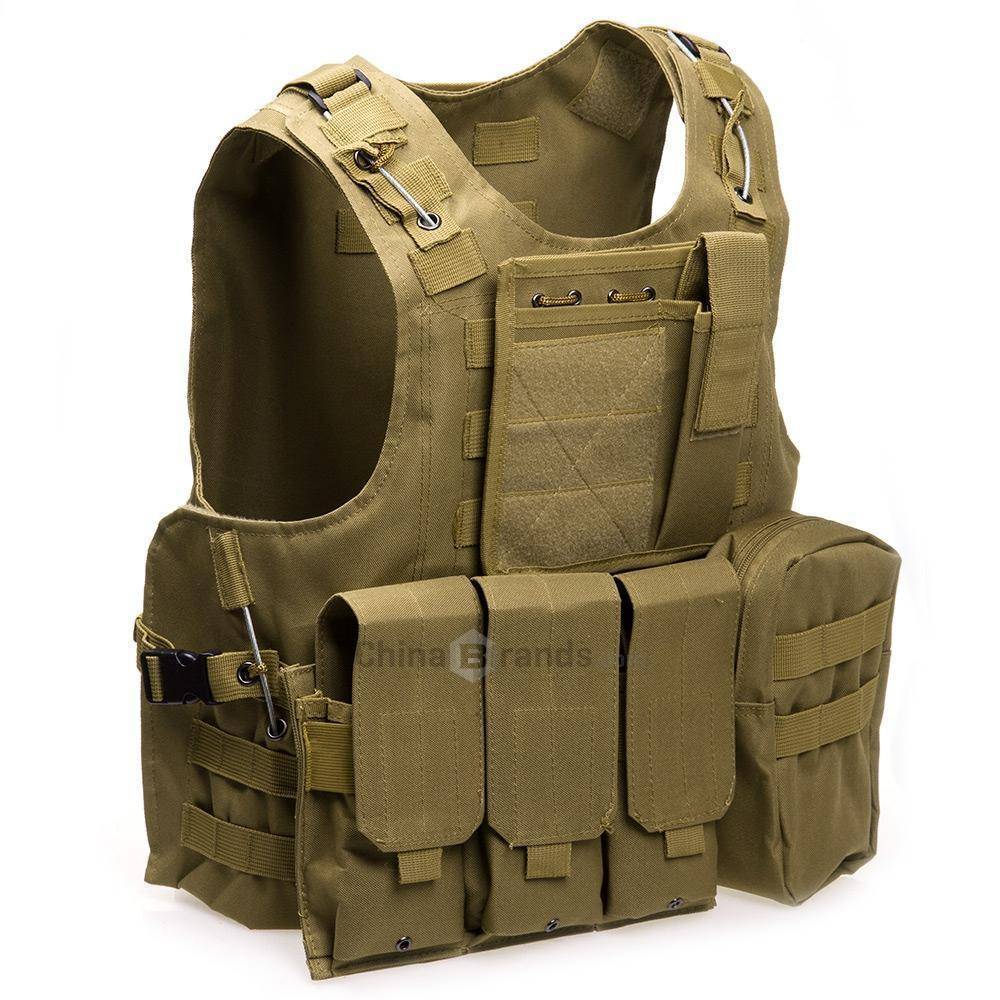 Taktisk vest med modulær pladeholder – slidstærkt design – Esilora