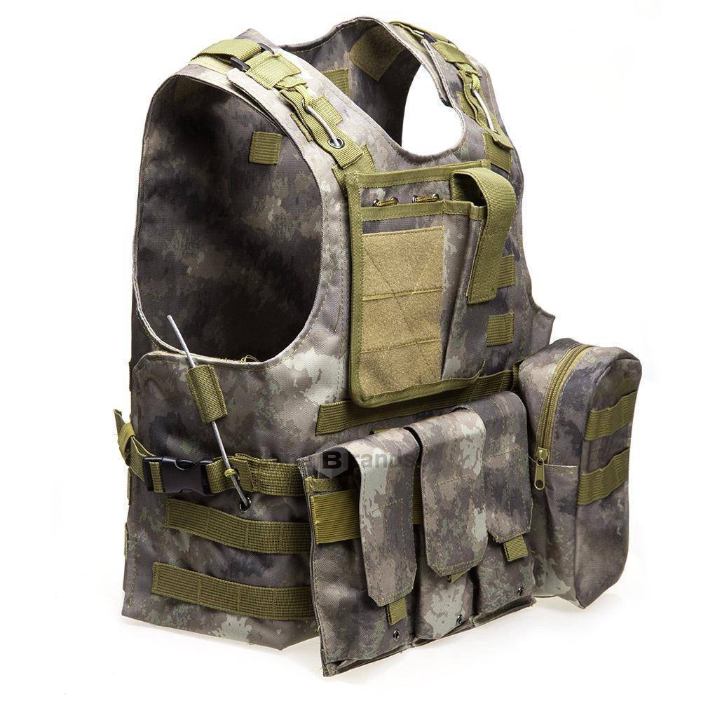 Taktisk vest med modulær pladeholder – slidstærkt design – Esilora