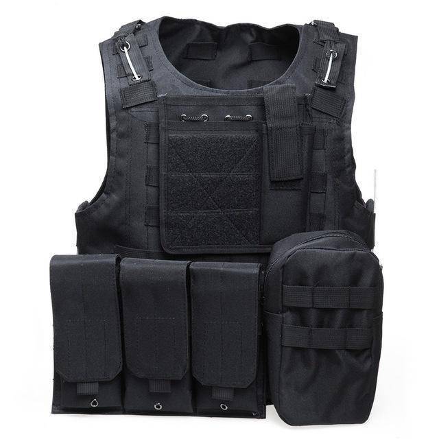 Taktisk vest med modulær pladeholder – slidstærkt design – Esilora