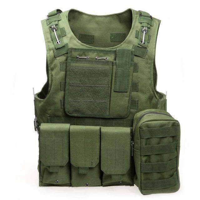 Taktisk vest med modulær pladeholder – slidstærkt design – Esilora