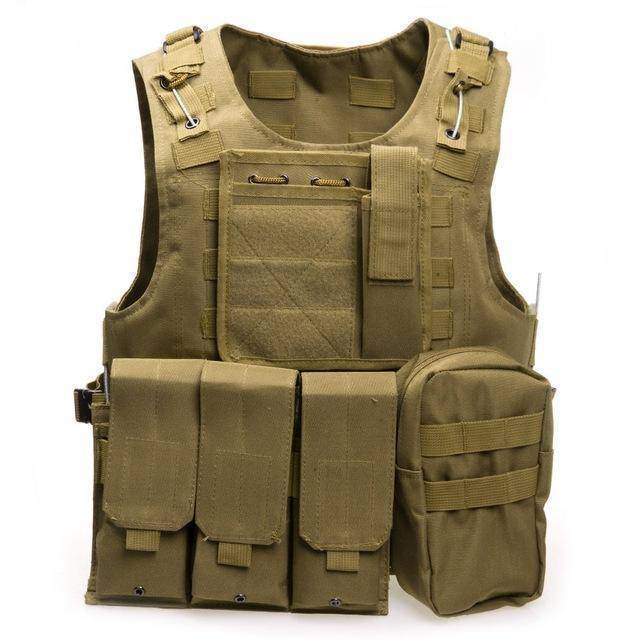 Taktisk vest med modulær pladeholder – slidstærkt design – Esilora