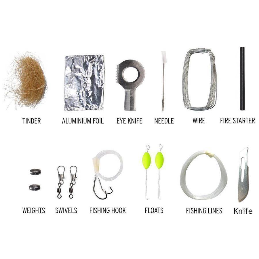 Survival Kit in Grenade Shape for Everyday Carry - Esilora