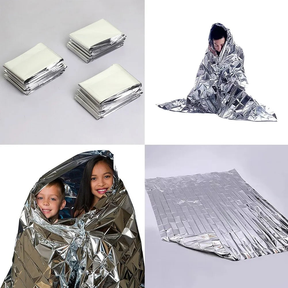 Coperta termica impermeabile di sopravvivenza in Mylar – Equipaggiamento di emergenza - Esilora