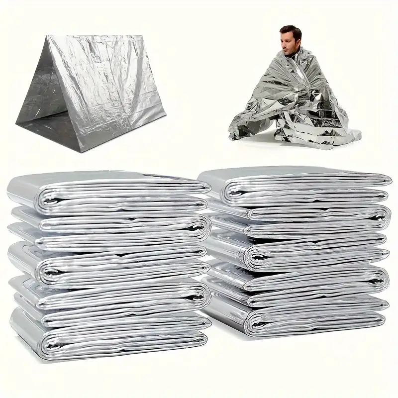Coperta termica impermeabile di sopravvivenza in Mylar – Equipaggiamento di emergenza - Esilora