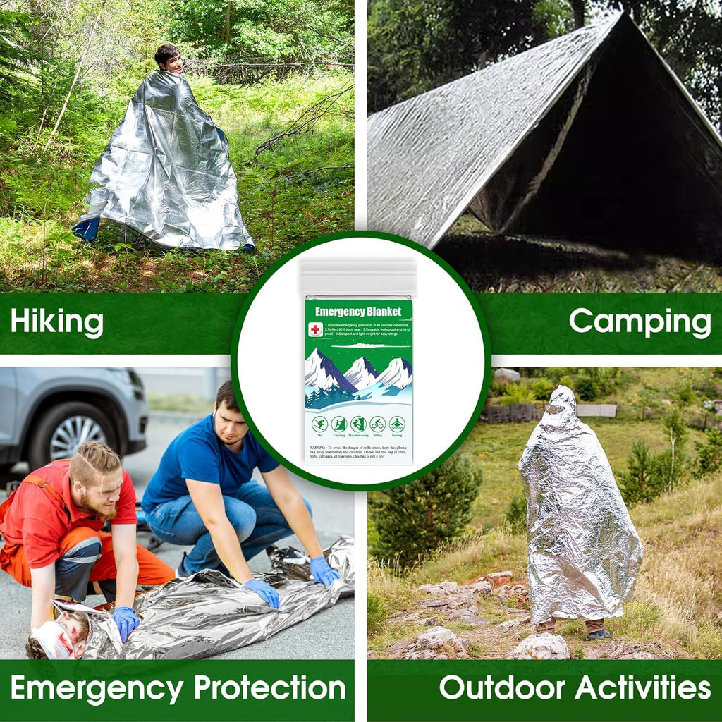 Coperta termica impermeabile di sopravvivenza in Mylar – Equipaggiamento di emergenza - Esilora