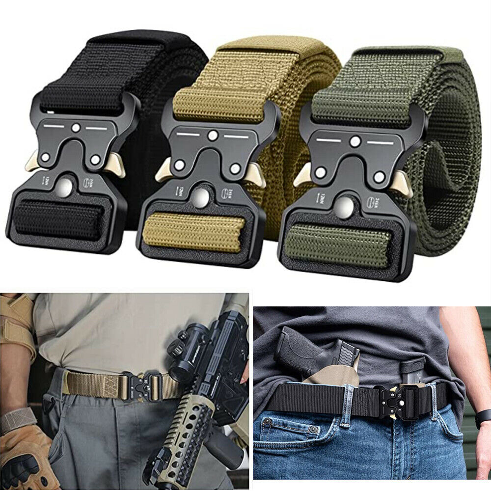 Tactical Belt with Quick Release – Heavy Duty Design - Esilora