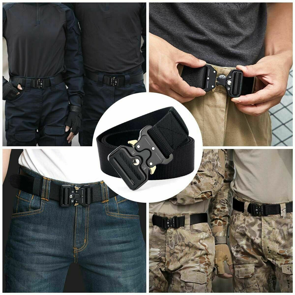 Tactical Belt with Quick Release – Heavy Duty Design - Esilora