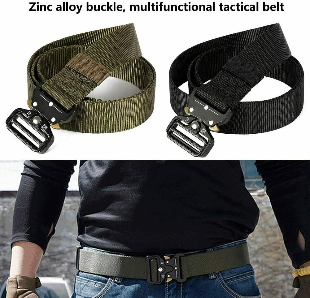 Tactical Belt with Quick Release – Heavy Duty Design - Esilora