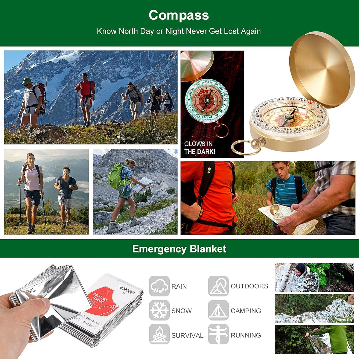 Survival Gear Kit for Outdoor Emergencies - Esilora