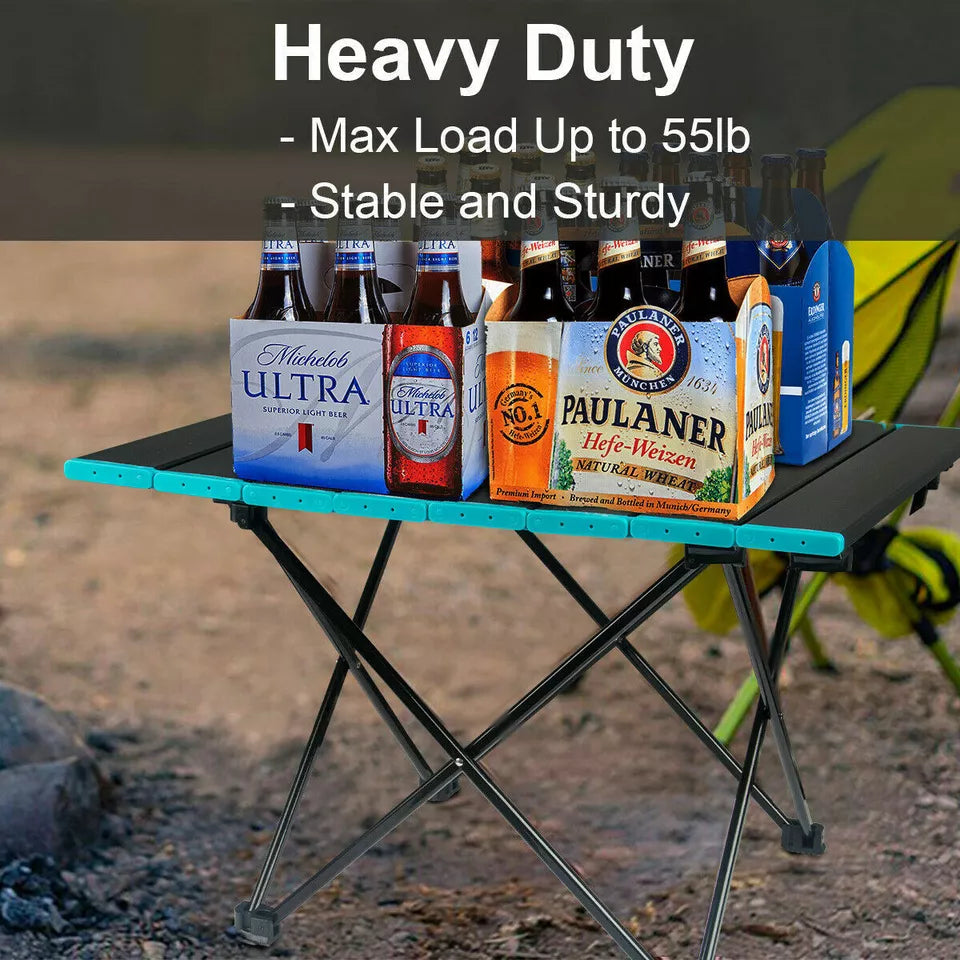 Portable Lightweight Camping Table - Folding Design for Outdoors - Esilora