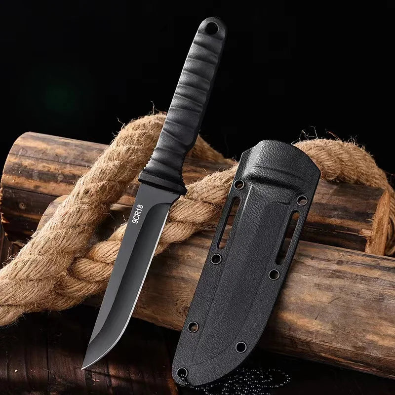 Survival Knife for Outdoor Use with Protective Sheath - Esilora