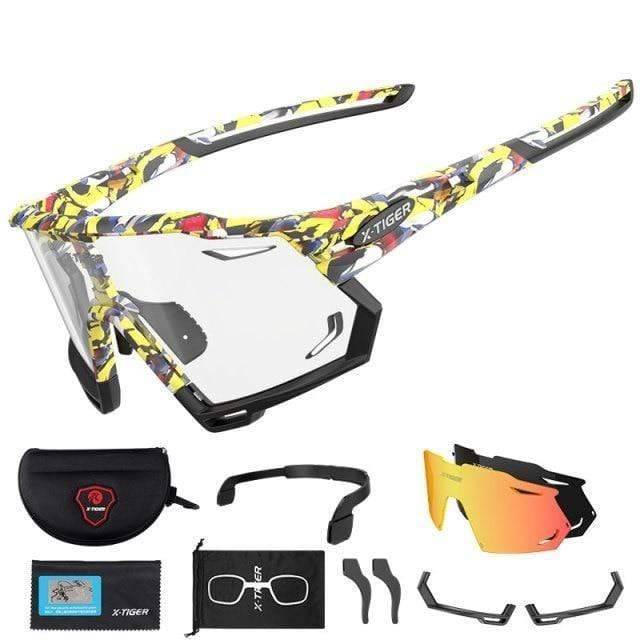 Óculos de sol desportivos para exterior com lentes fotocromáticas para ciclismo - Esilora