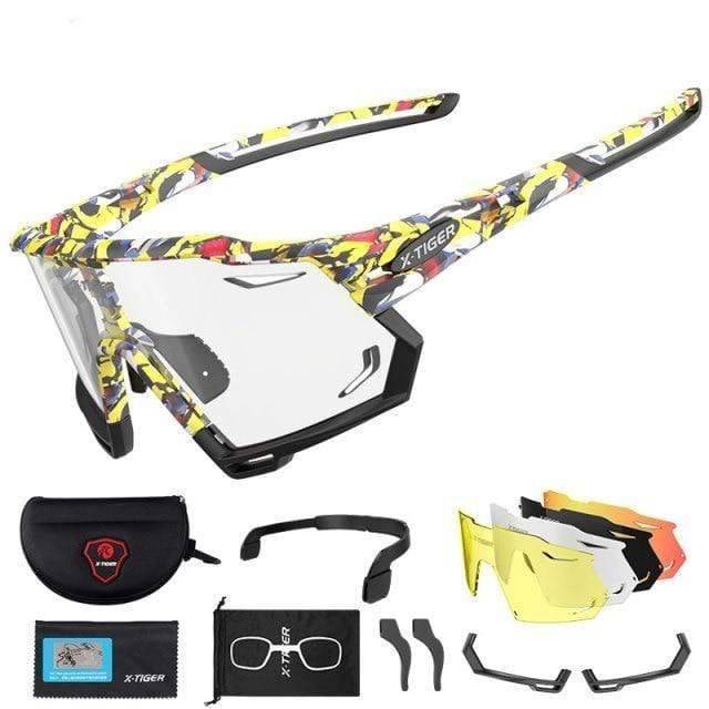 Óculos de sol desportivos para exterior com lentes fotocromáticas para ciclismo - Esilora
