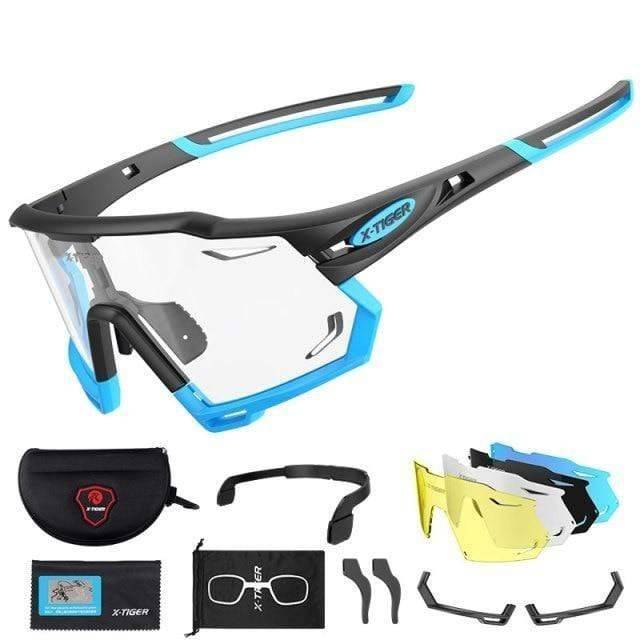 Óculos de sol desportivos para exterior com lentes fotocromáticas para ciclismo - Esilora