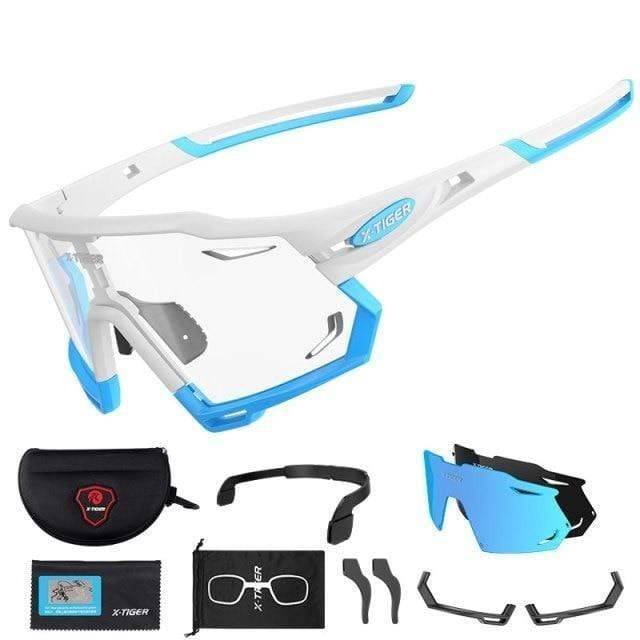 Óculos de sol desportivos para exterior com lentes fotocromáticas para ciclismo - Esilora