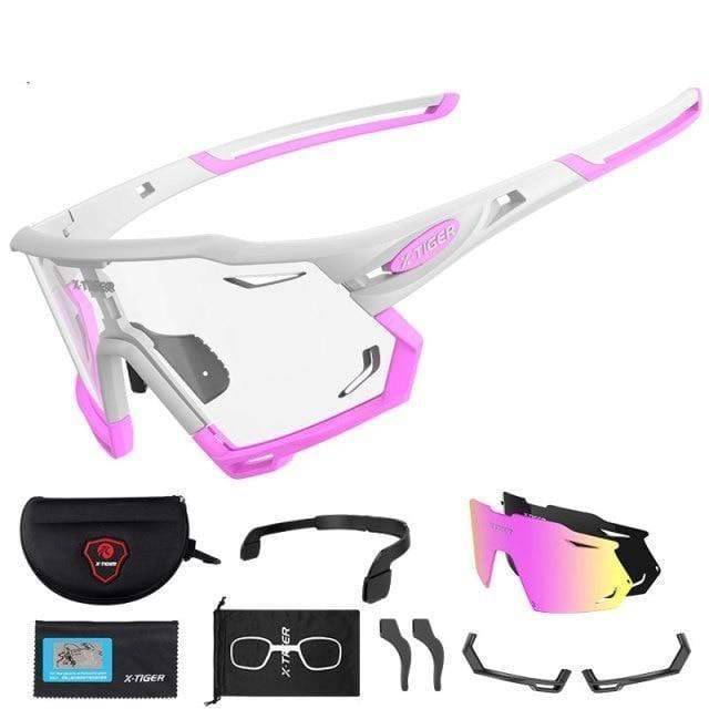 Óculos de sol desportivos para exterior com lentes fotocromáticas para ciclismo - Esilora