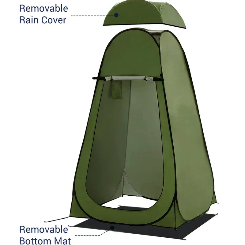 Portable Privacy Tent – Full Height Pop-Up Shelter - Esilora