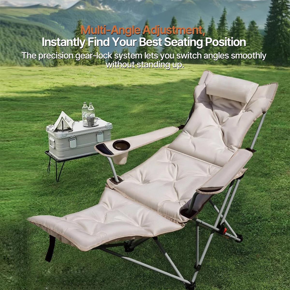Portable Reclining Chair for Outdoor Use - Esilora