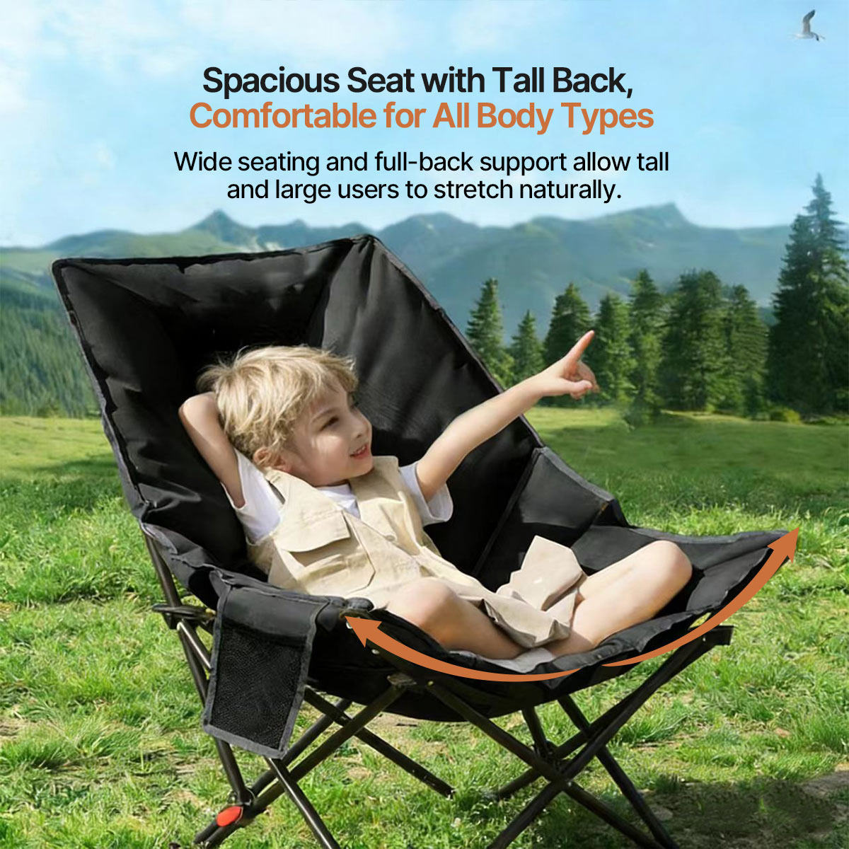 Portable Reclining Chair for Outdoor Use - Esilora