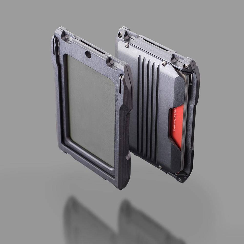 Tenká kovová peněženka s RFID ochranou karet - Esilora