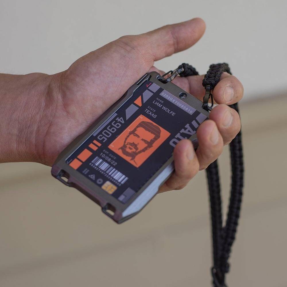 Tenká kovová peněženka s RFID ochranou karet - Esilora