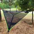 Dreieckige Outdoor-Netzhängematte zum Entspannen beim Camping - Esilora