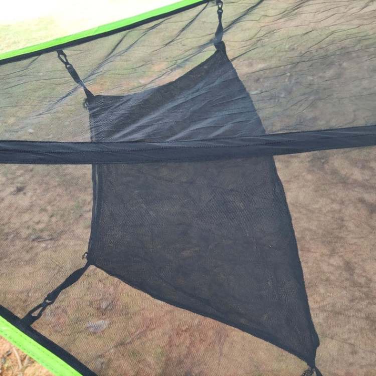 Dreieckige Outdoor-Netzhängematte zum Entspannen beim Camping - Esilora