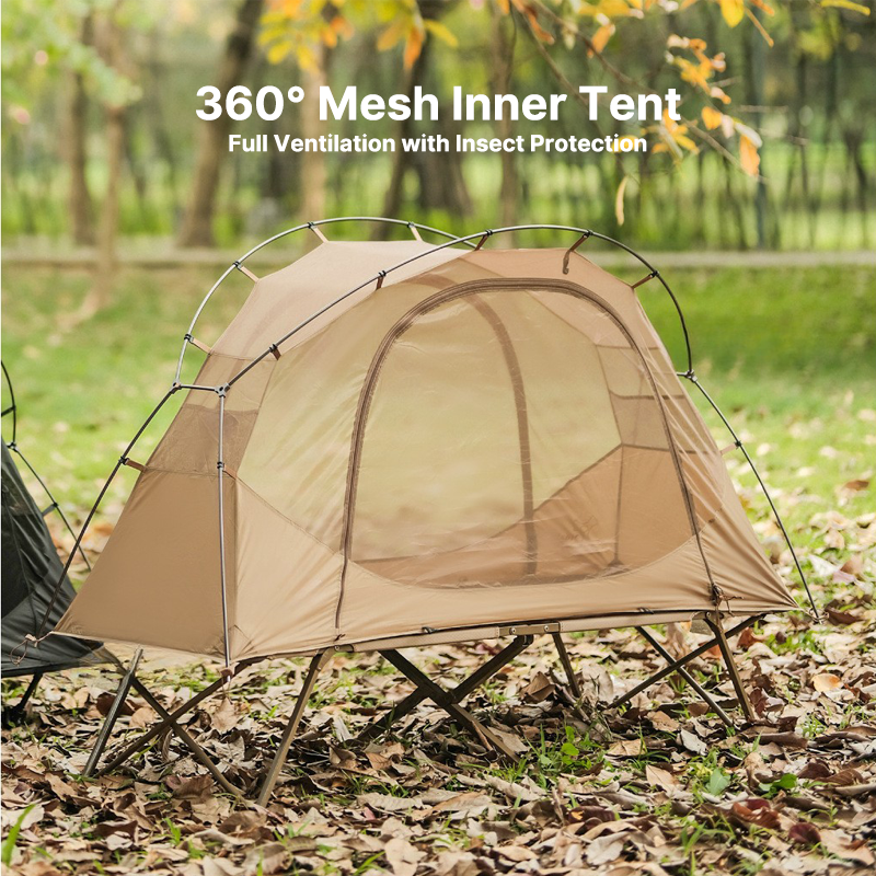 Solo Bivy Tent for Cot with Rain Cover - Esilora
