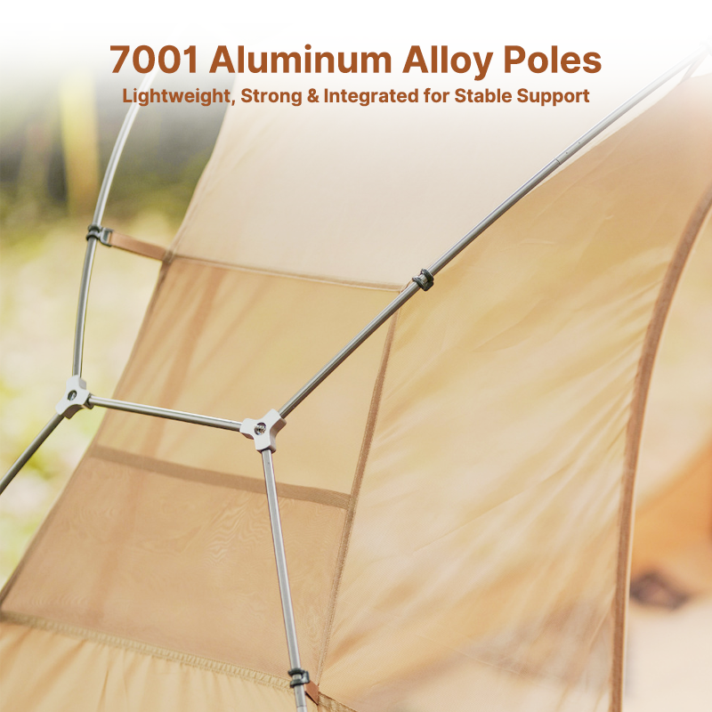 Solo Bivy Tent for Cot with Rain Cover - Esilora