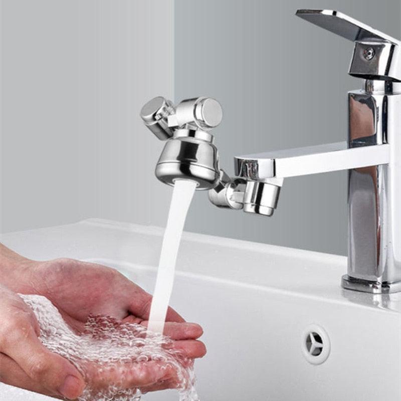 Adattatore per rubinetto in rame Aquavon FlexiTap, rotazione a 1080°, 2 modalità