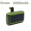 Solar Power Bank with Hand Crank and Flashlight – USB Compatible - Esilora