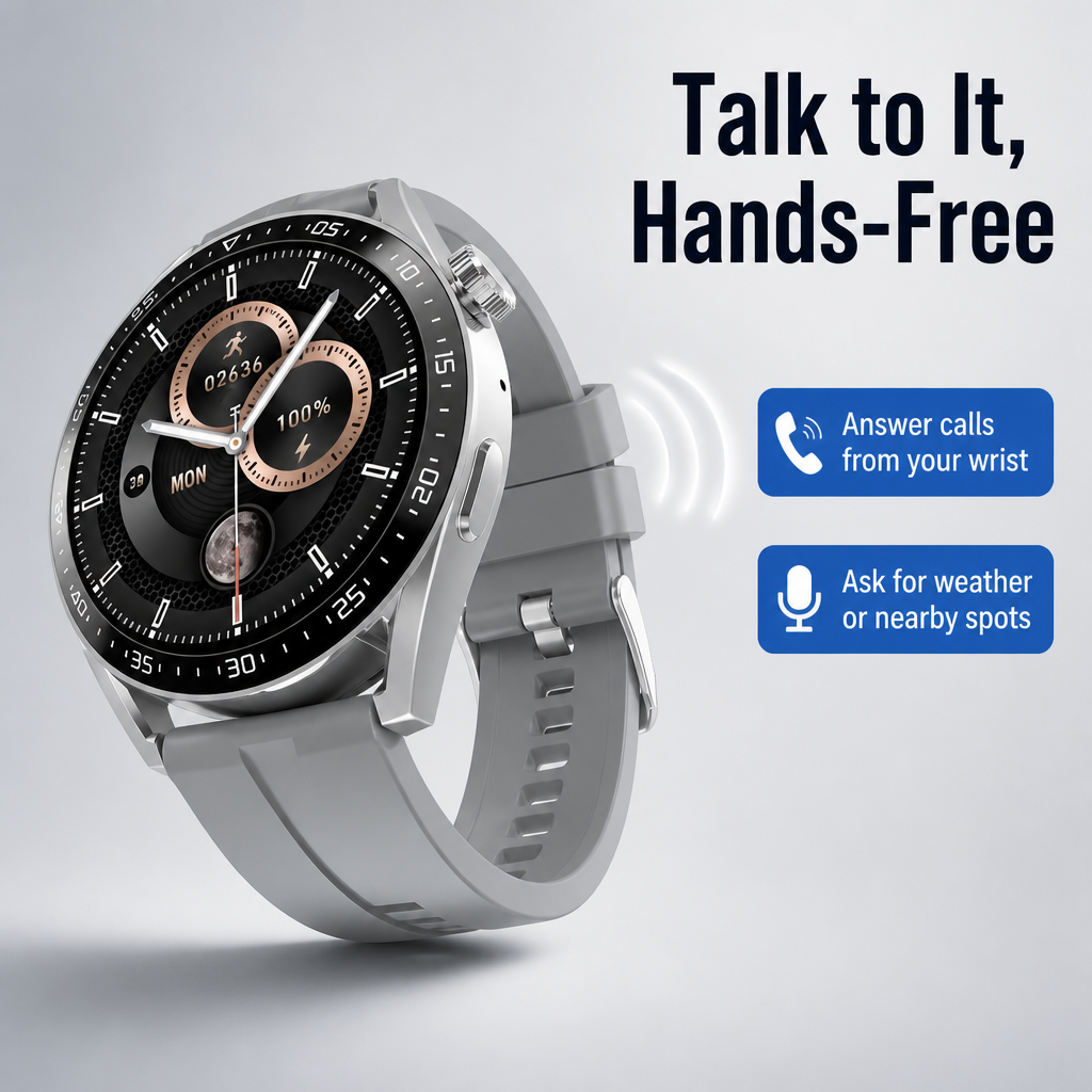 PulseSense — Take Calls, Track Workouts & Go a Full Week Per Charge - Esilora