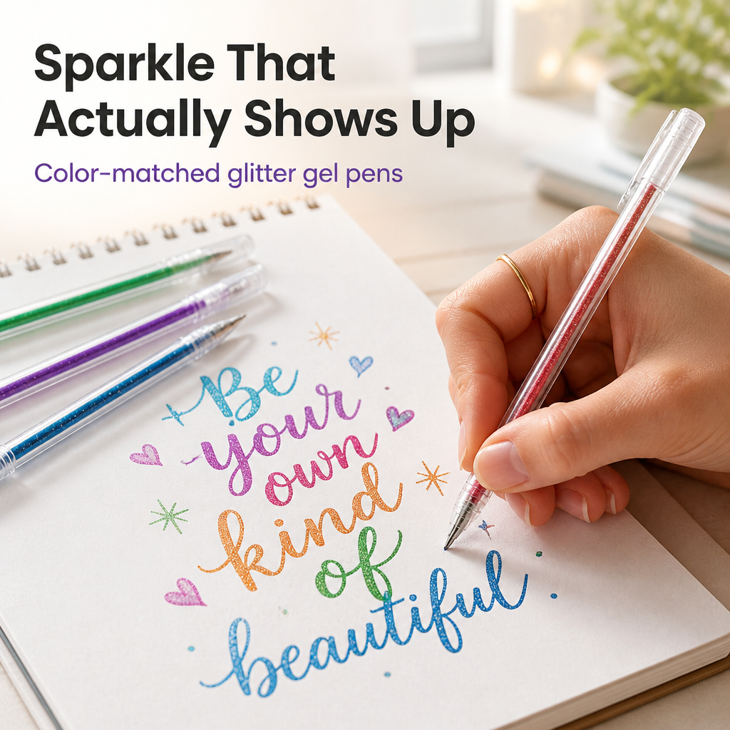 Prismara — Write & Color in Sequin-Bright Shades That Never Smear or Skip - Esilora
